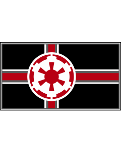 Flag: first imperial army |  landscape flag | 1.35m² | 14.5sqft | 90x150cm | 3x5ft 