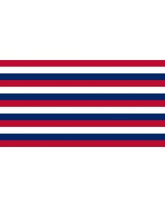 Flag: Fort Mifflin during the Siege of Fort Mifflin |  landscape flag | 1.35m² | 14.5sqft | 85x160cm | 33x60inch 