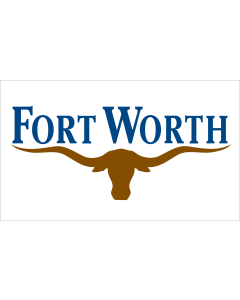 Flag: Fort Worth, Texas |  landscape flag | 1.35m² | 14.5sqft | 90x150cm | 3x5ft 