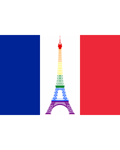 Bandera: France Gay |  bandera paisaje | 1.35m² | 90x150cm 