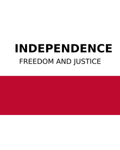 Flag: Fredonian Rebellion of 1826 |  landscape flag | 1.35m² | 14.5sqft | 90x150cm | 3x5ft 