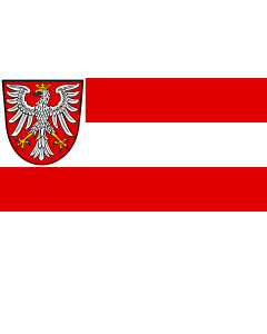 Flag: Free City of Frankfurt  am Main   1813-1866 |  landscape flag | 1.35m² | 14.5sqft | 90x150cm | 3x5ft 