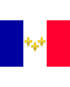Flag: French Monarchist |  landscape flag | 1.35m² | 14.5sqft | 90x150cm | 3x5ft 