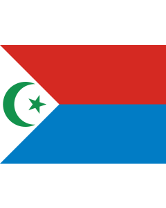 Flag: National Liberation Front of Chad  FROLINAT |  landscape flag | 0.06m² | 0.65sqft | 20x30cm | 8x12in 