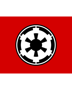 Flag: Galactic Empire  Star Wars |  landscape flag | 1.35m² | 14.5sqft | 100x130cm | 40x50inch 
