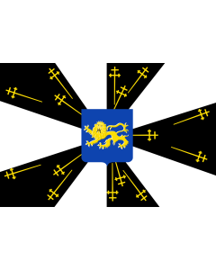 Flag: Galmaarden vlag | Galmaarden |  landscape flag | 1.35m² | 14.5sqft | 90x150cm | 3x5ft 