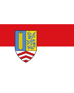 Flag: Municipality of Steinhagen |  landscape flag | 1.35m² | 14.5sqft | 90x150cm | 3x5ft 
