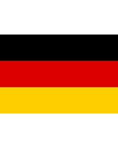 Flag: Germany |  landscape flag | 1.35m² | 14.5sqft | 90x150cm | 3x5ft 