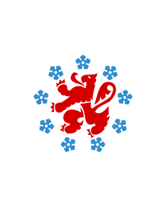 Flag: German-speaking Community of Belgium |  landscape flag | 1.35m² | 14.5sqft | 90x150cm | 3x5ft 