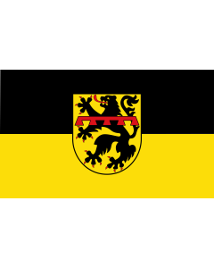 Flag: City of Gerolstein |  landscape flag | 1.35m² | 14.5sqft | 90x150cm | 3x5ft 