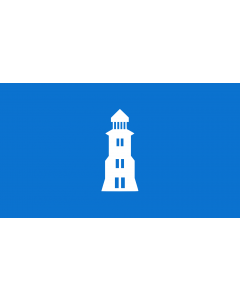 Flag: Unofficial flag of the Indian state Goa |  landscape flag | 1.35m² | 14.5sqft | 90x150cm | 3x5ft 