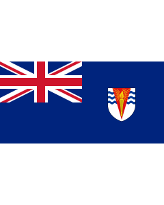 Flag: Government Ensign of the British Antarctic Territory |  landscape flag | 1.35m² | 14.5sqft | 80x160cm | 30x60inch 
