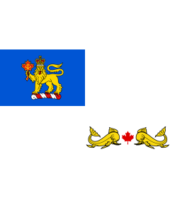 Flag: Governor-General of Canada-Coast Guard | Canadian Coast Guard |  landscape flag | 1.35m² | 14.5sqft | 90x150cm | 3x5ft 