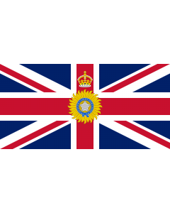 Flag: Governor-General of India  1885–1947 | My own crown and own star, PD Union by Zscout |  landscape flag | 1.35m² | 14.5sqft | 80x160cm | 30x60inch 