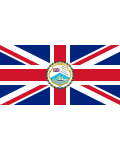 Flag: Lieutenant-Governor  just Governor from 1884 onward  of British Honduras  1870-1981 |  landscape flag | 1.35m² | 14.5sqft | 80x160cm | 30x60inch 