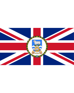 Flag: Governor of the Falkland Islands | Base flag from en Image Flag of the Governor of the Turks and Caicos Islands |  landscape flag | 1.35m² | 14.5sqft | 80x160cm | 30x60inch 
