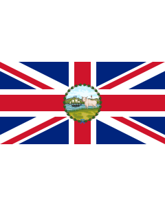 Flag: Governor of the Falkland Islands  1876–1925 |  landscape flag | 1.35m² | 14.5sqft | 80x160cm | 30x60inch 