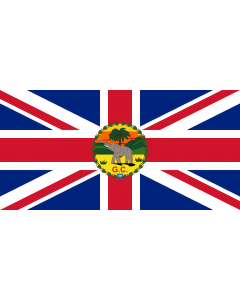 Flagge: Governor Of The Gold Coast 1877-1957 – Querformat 80x160 Cm