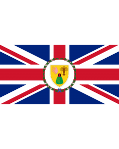 Flag: Governor of the Turks and Caicos Islands |  landscape flag | 1.35m² | 14.5sqft | 80x160cm | 30x60inch 