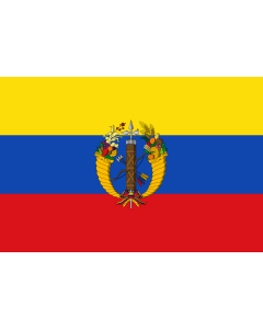 Flag: Gran Colombia |  landscape flag | 1.35m² | 14.5sqft | 90x150cm | 3x5ft 