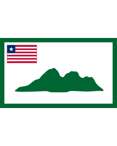 Flag: Liberian County of Grand Cape Mount |  landscape flag | 1.35m² | 14.5sqft | 90x150cm | 3x5ft 