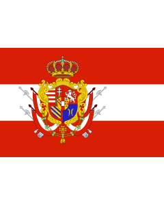 Flag: Grand Duchy of Tuscany |  landscape flag | 1.35m² | 14.5sqft | 90x150cm | 3x5ft 