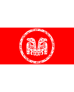 Flag: Haida |  landscape flag | 1.35m² | 14.5sqft | 80x160cm | 30x60inch 
