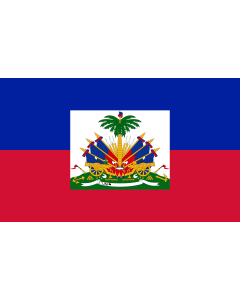 Flag: Haiti 1859–1964 |  landscape flag | 1.35m² | 14.5sqft | 90x150cm | 3x5ft 