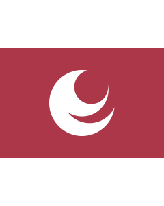 Flag: Hiroshima Prefecture | 広島県県旗Прапор префектури ХіросімаFlag of Hiroshima-ken |  landscape flag | 1.35m² | 14.5sqft | 90x150cm | 3x5ft 