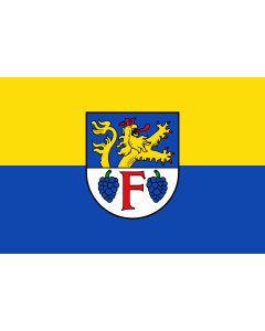 Flag: Hissflagge Freinsheim | Hissflagge der Stadt Freinsheim |  landscape flag | 1.35m² | 14.5sqft | 90x150cm | 3x5ft 