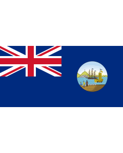 Flag: Hong Kong 1876–1941 and 1945–1955 |  landscape flag | 1.35m² | 14.5sqft | 80x160cm | 30x60inch 