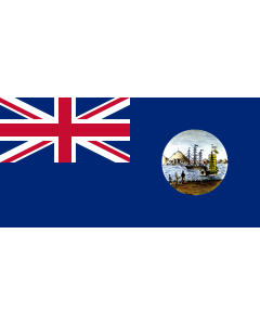 Flag: Hong Kong 1910-1955 |  landscape flag | 1.35m² | 14.5sqft | 80x160cm | 30x60inch 