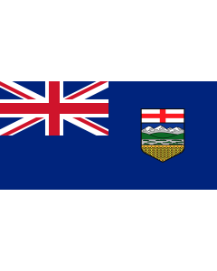 Flag: Hypothetical Alberta 1907–1968 |  landscape flag | 1.35m² | 14.5sqft | 80x160cm | 30x60inch 