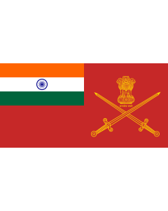 Flag: Indian Army |  landscape flag | 1.35m² | 14.5sqft | 80x160cm | 30x60inch 