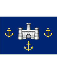 Flag: Isle of Wight Council |  landscape flag | 1.35m² | 14.5sqft | 90x150cm | 3x5ft 