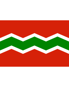 Flag: Jayuya  municipality of Puerto Rico  - the colours |  landscape flag | 1.35m² | 14.5sqft | 90x150cm | 3x5ft 