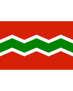 Flag: Jayuya  municipality of Puerto Rico  - the colours |  landscape flag | 1.35m² | 14.5sqft | 90x150cm | 3x5ft 