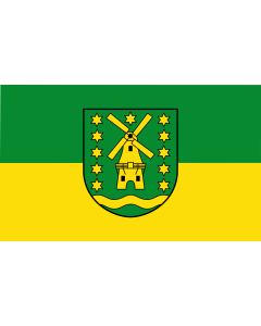 Flag: Municipality of Jemgum |  landscape flag | 1.35m² | 14.5sqft | 90x150cm | 3x5ft 