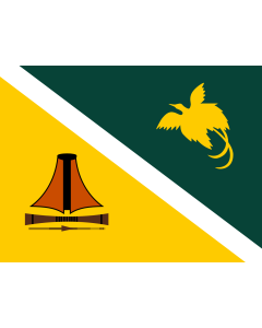 Flag: Jiwaka | Papua New Guinean Provincial flag of Jiwaka |  landscape flag | 1.35m² | 14.5sqft | 100x130cm | 40x50inch 