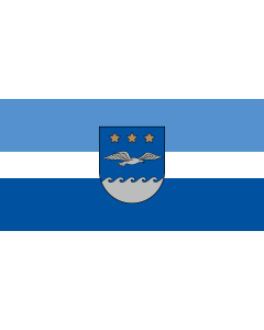 Flag: Jūrmala |  landscape flag | 1.35m² | 14.5sqft | 80x160cm | 30x60inch 