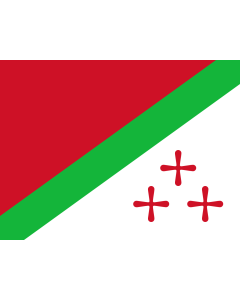 Flag: State of Katanga  1960–1963 |  landscape flag | 1.35m² | 14.5sqft | 100x130cm | 40x50inch 