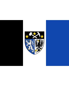 Flag: Municipality of Kelmis |  landscape flag | 1.35m² | 14.5sqft | 90x150cm | 3x5ft 