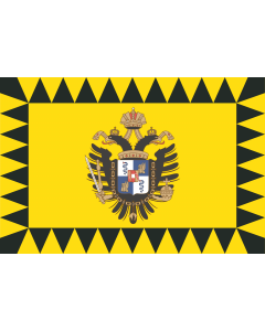 Flag: Kingdom of Lombardy–Venetia |  landscape flag | 1.35m² | 14.5sqft | 90x150cm | 3x5ft 