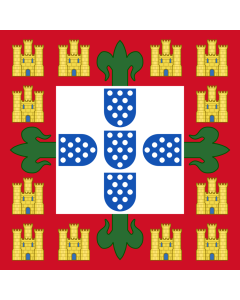 Flag: Kingdom of Portugal  1385–1485 |  1.35m² | 14.5sqft | 120x120cm | 45x45inch 