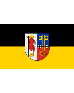 Flag: City of Krefeld |  landscape flag | 1.35m² | 14.5sqft | 90x150cm | 3x5ft 