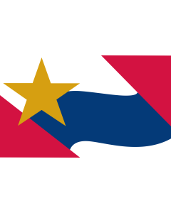 Flag: City of Lafayette, Indiana, USA |  landscape flag | 1.35m² | 14.5sqft | 90x150cm | 3x5ft 