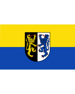 Flag: District of Kusel |  landscape flag | 1.35m² | 14.5sqft | 90x150cm | 3x5ft 