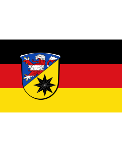 Flag: Landkreis Waldeck-Frankenberg |  landscape flag | 1.35m² | 14.5sqft | 90x150cm | 3x5ft 