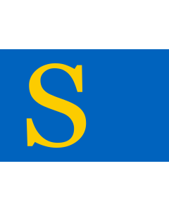 Flag: Laren, North Holland | Laren, in North Holland province, the Netherlands |  landscape flag | 1.35m² | 14.5sqft | 90x150cm | 3x5ft 