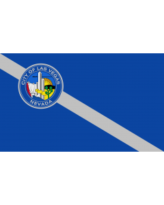 Flag: Las Vegas, Nevada | En Las Vegas, Nevada |  landscape flag | 1.35m² | 14.5sqft | 90x150cm | 3x5ft 